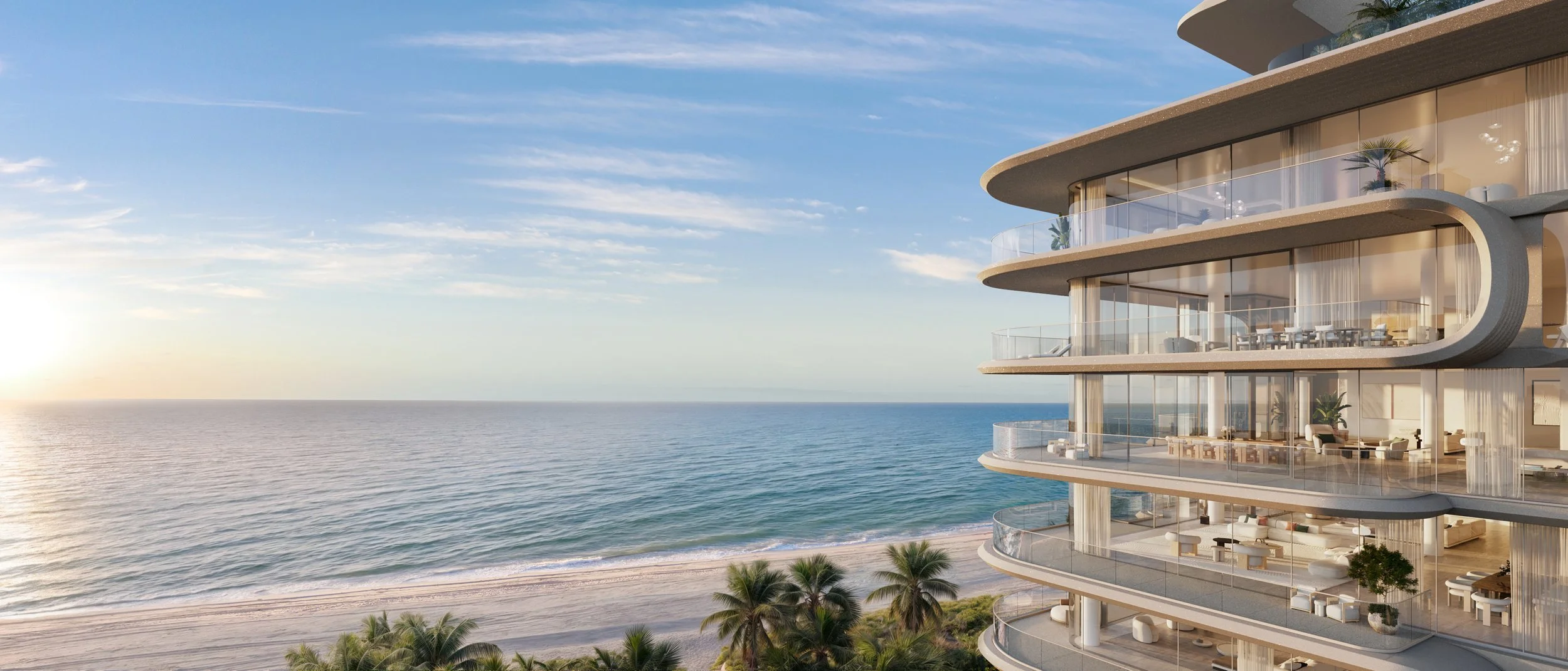 Rendering of the DAMAC development in Surfside, Miami Beach
