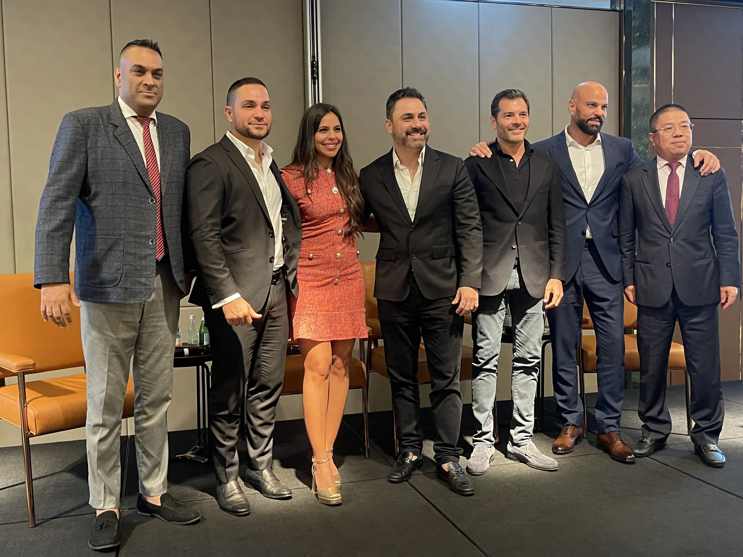 Jeannette Paulino with fellow panellists at a Miami business convening